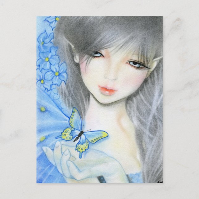 Forget me not Fairy Postcard (Front)