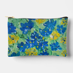 Forget-Me-Not Floral Accessories Pouch