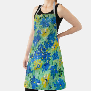 Forget-Me-Not Floral Apron