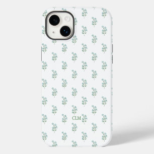 Forget Me Not Floral Sweet Preppy iPhone 14 Plus Case