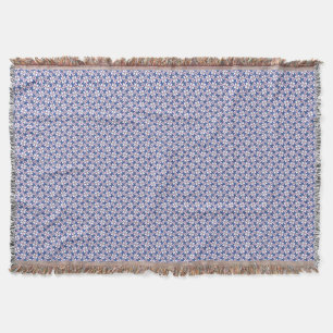 Forget Me Not Floral Throw Blanket