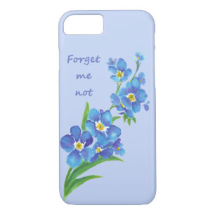 Forget-Me-Not Flower and  Inspirational Quote Case-Mate iPhone Case