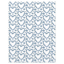 Forget me not flower field with hearts frame