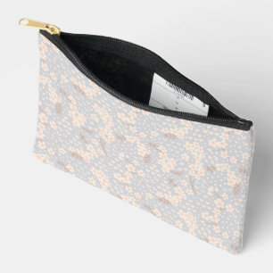 Forget-me-not flower Pattern Accessory Pouch