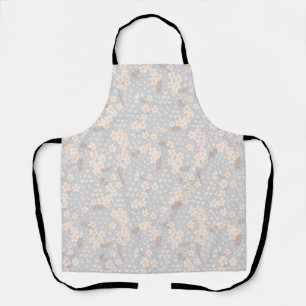Forget-me-not flower Pattern Apron
