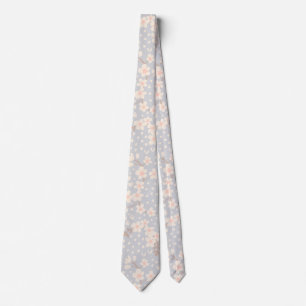 Forget-me-not flower Pattern Tie