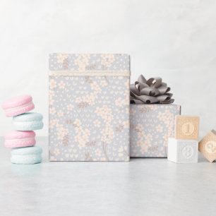 Forget-me-not flower Pattern Wrapping Paper