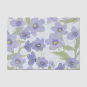 forget-me-not-flowers print tissue paper