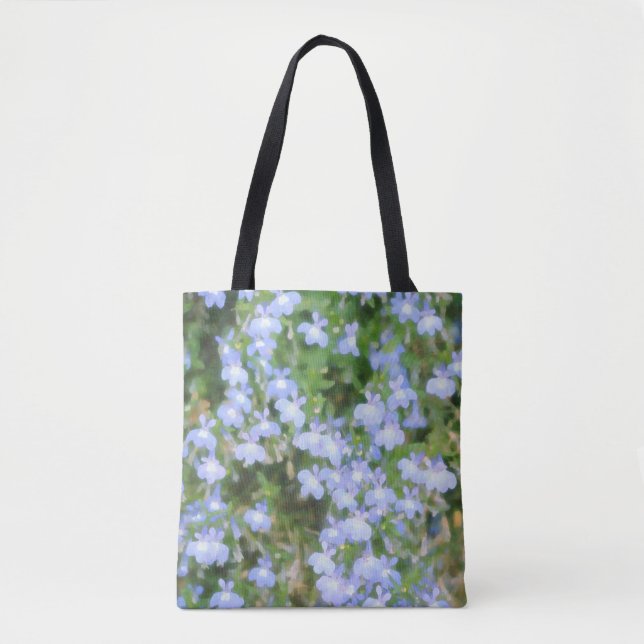 Forget Me Not Flowers Tote Bag (Front)