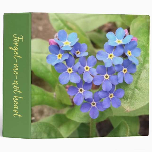 forget-me-not heart - binder (Front/Spine)