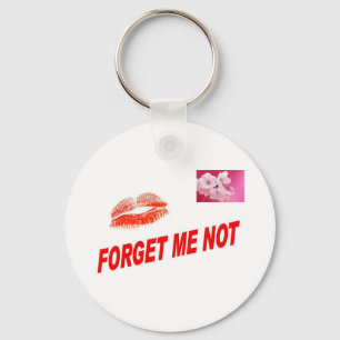 Forget me not keychain