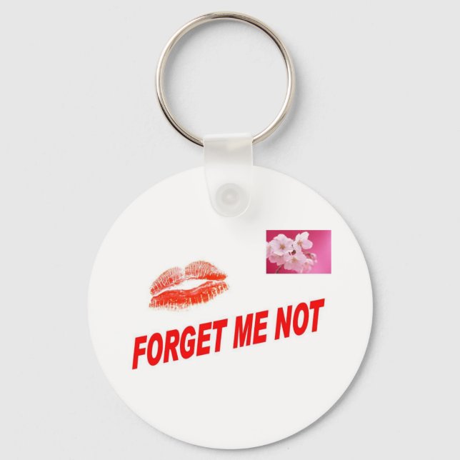 Forget me not keychain (Front)