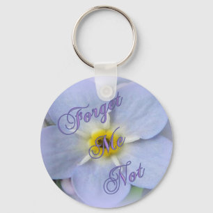 Forget Me Not Keychain