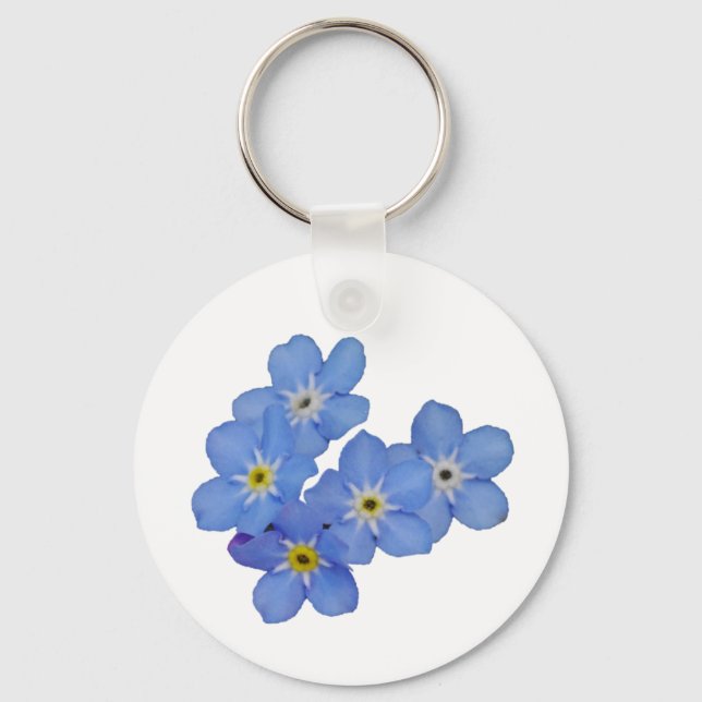 Forget Me Not Keychain (Front)