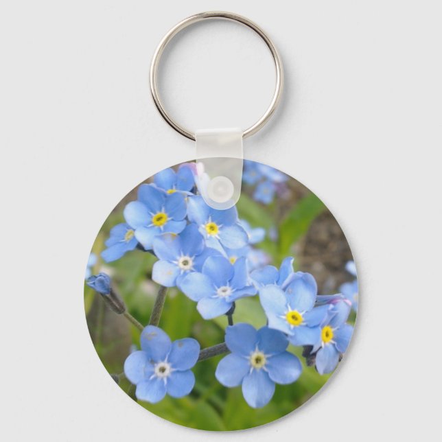 Forget Me Not Keychain (Front)