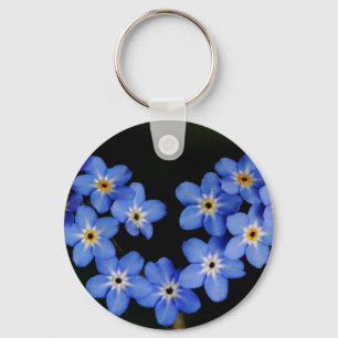 Forget me not keychain