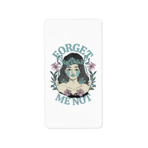 Forget Me Not Label