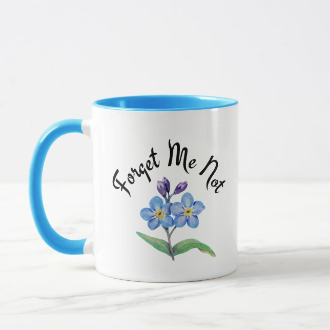 Forget Me Not Mug (Left)