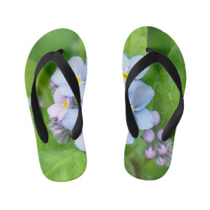 Forget-me-not, Pair of Flip Flops