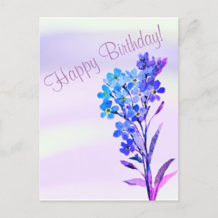 Forget me not postcard