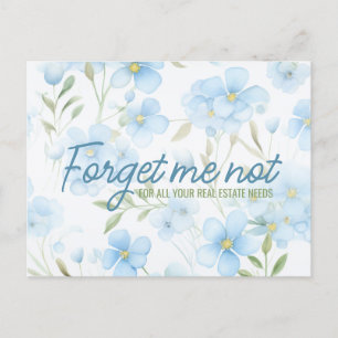Forget Me Not Spring Marketing Postcard