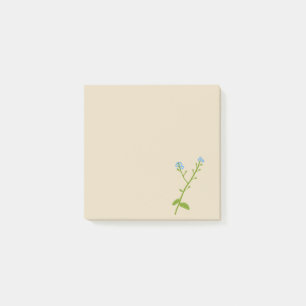 Forget-me-not sticky notes