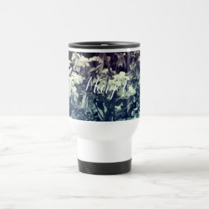 Forget me not travel mug