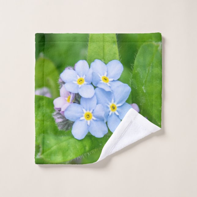 Forget-me-not,  wash cloth (Wash Cloth)