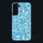 Forget me not watercolor samsung galaxy case<br><div class="desc">Forget me not flowers watercolor pattern made in Photoshop.</div>