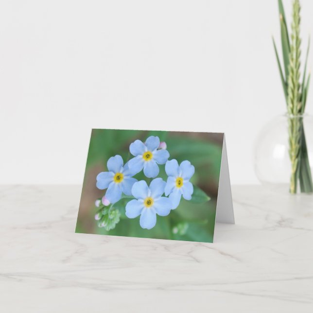 Forget Me Nots Card (Front)