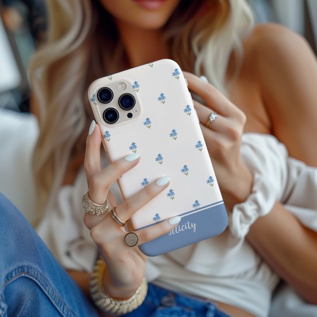 Forget Me Nots Flower MagSafe Tough (Forget Me Not phone case)