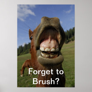 Brushing Teeth Posters | Zazzle Canada