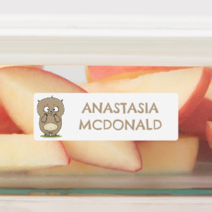 Forgetful chubby hamster cartoon personalized