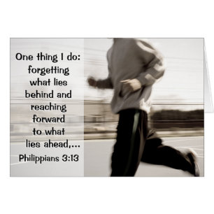 Forgetting what lies behind, Philippians 3:13-14
