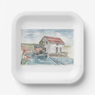 Forging Ahead Paper Plate