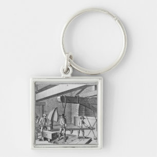 Forging an anchor, from 'Encyclopedia' by Denis Keychain