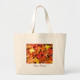 Forgive Easily! Tote bag gifts Colourful Tree Leav
