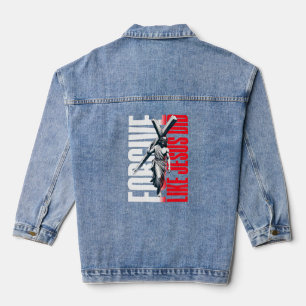 Forgive like Jesus did Denim Jacket