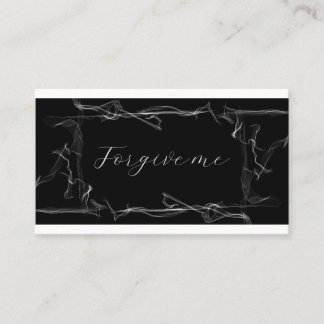 Forgive me card