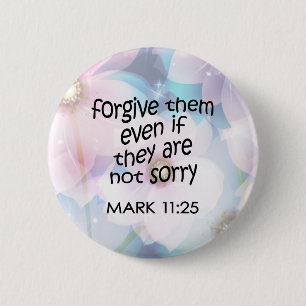 Forgive Them 2 Inch Round Button