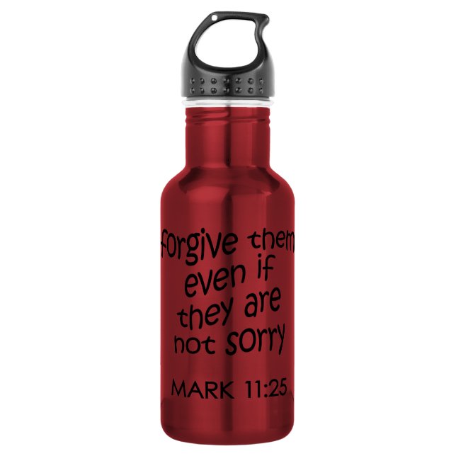 Forgive Them 532 Ml Water Bottle (Front)