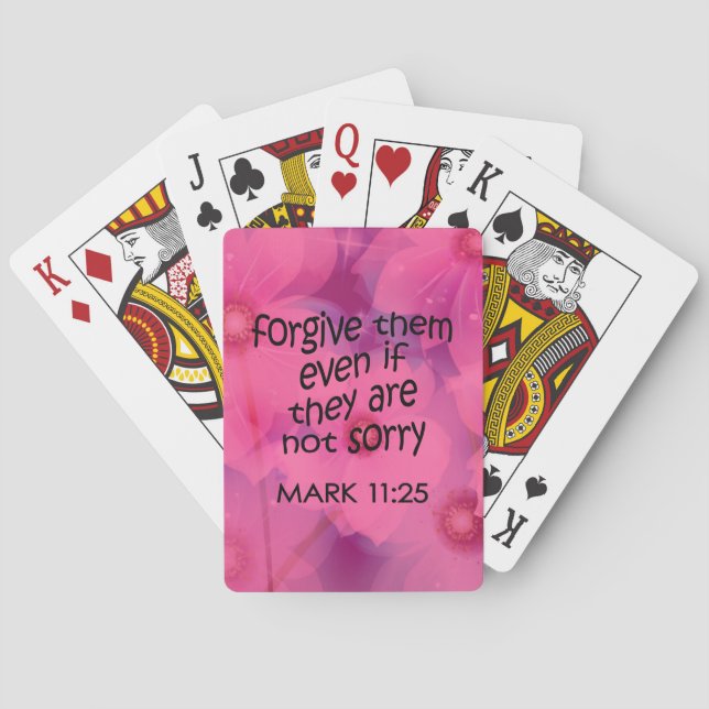 Forgive Them Playing Cards (Back)