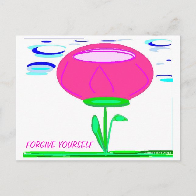Forgive Yourself Postcard (Front)