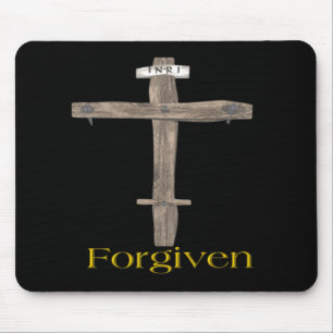 Forgiven Cross Mouse Pad