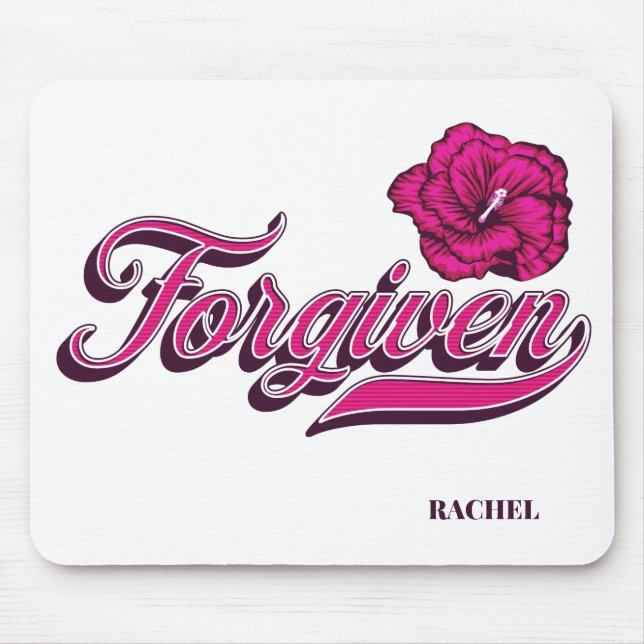 Forgiven Hibiscus Mouse Pad (Front)