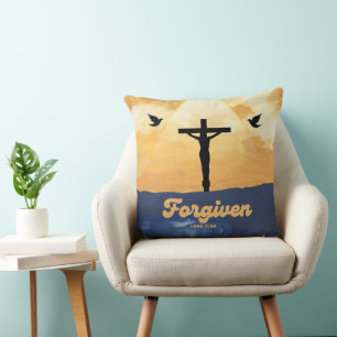 "Forgiven" Luke 7:48 Art Pillow