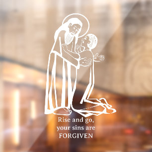Forgiven Prodigal Son image Window Cling