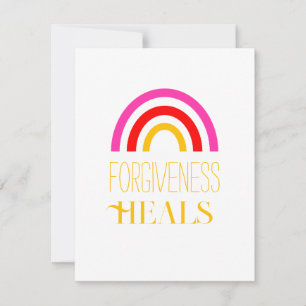 "Forgiveness Heals" Card