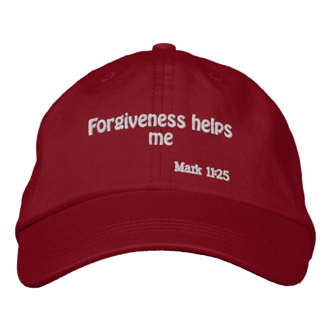 Forgiveness helps me  Customize it Embroidered Hat (Front)
