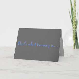Forgiveness, I am sorry, bravery, consequences Card